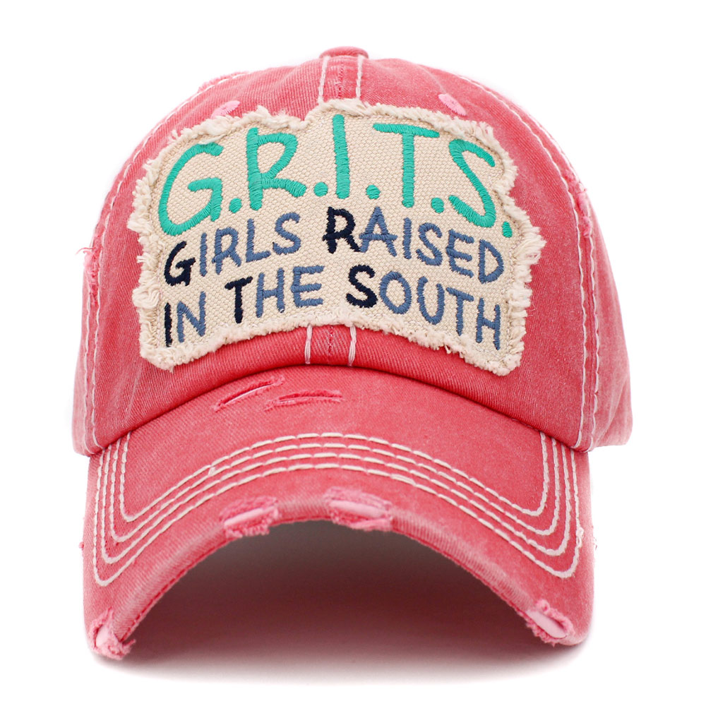 "Grits" Washed Vintage Ball Cap