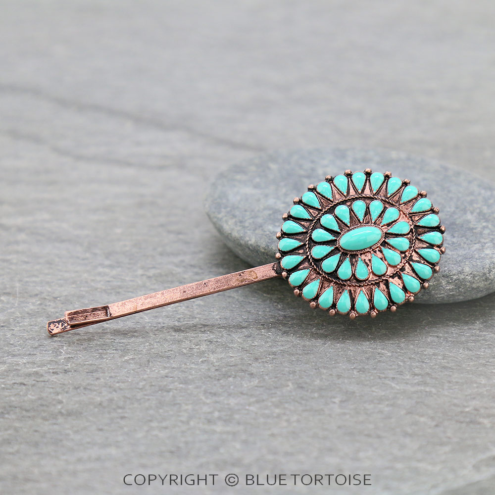 Western Concho Hairpin