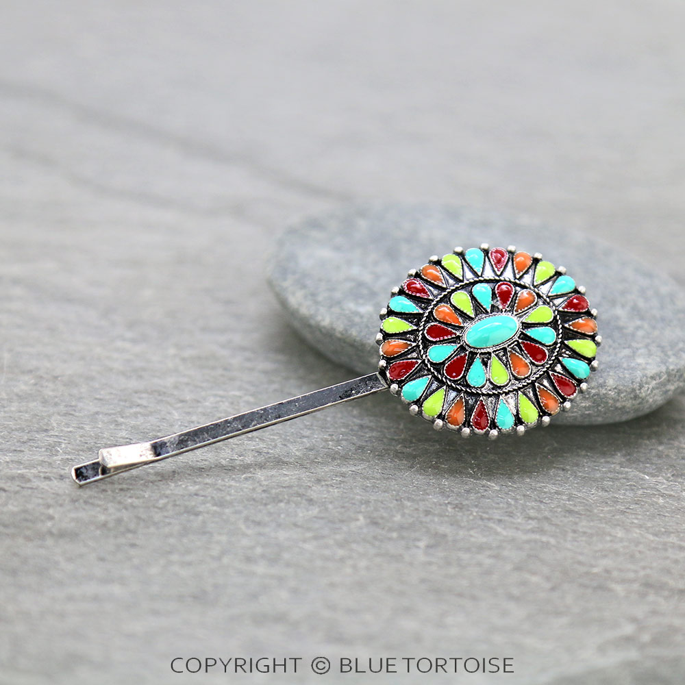 Western Concho Hairpin