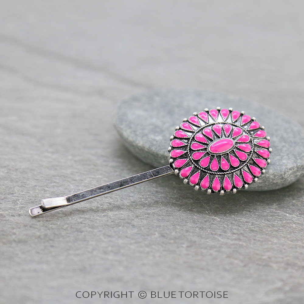 Western Concho Hairpin