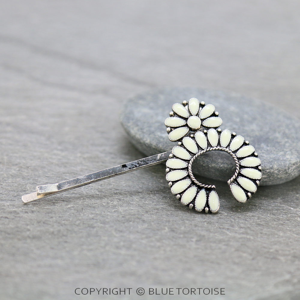 Western Squash Blossom Hairpin