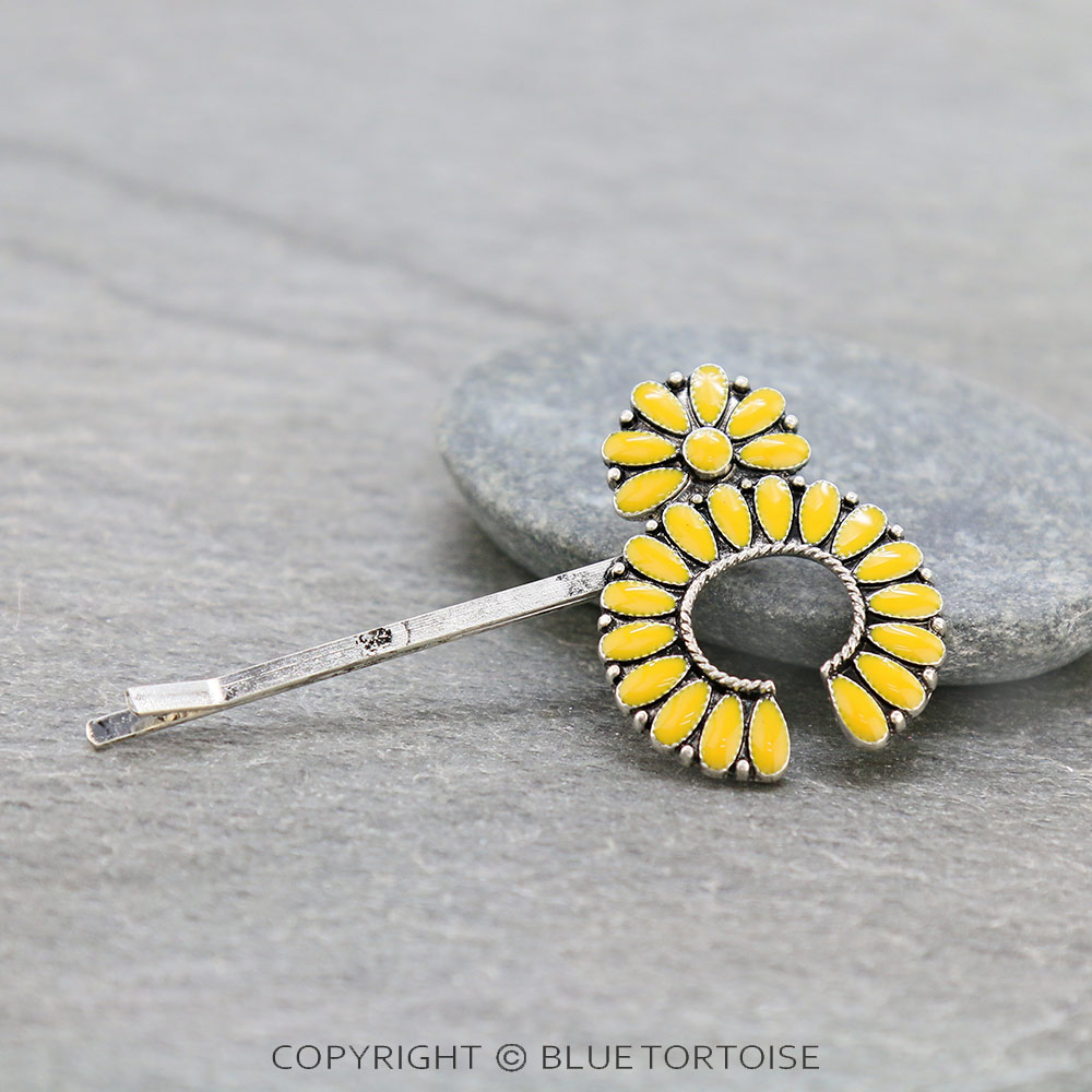 Western Squash Blossom Hairpin