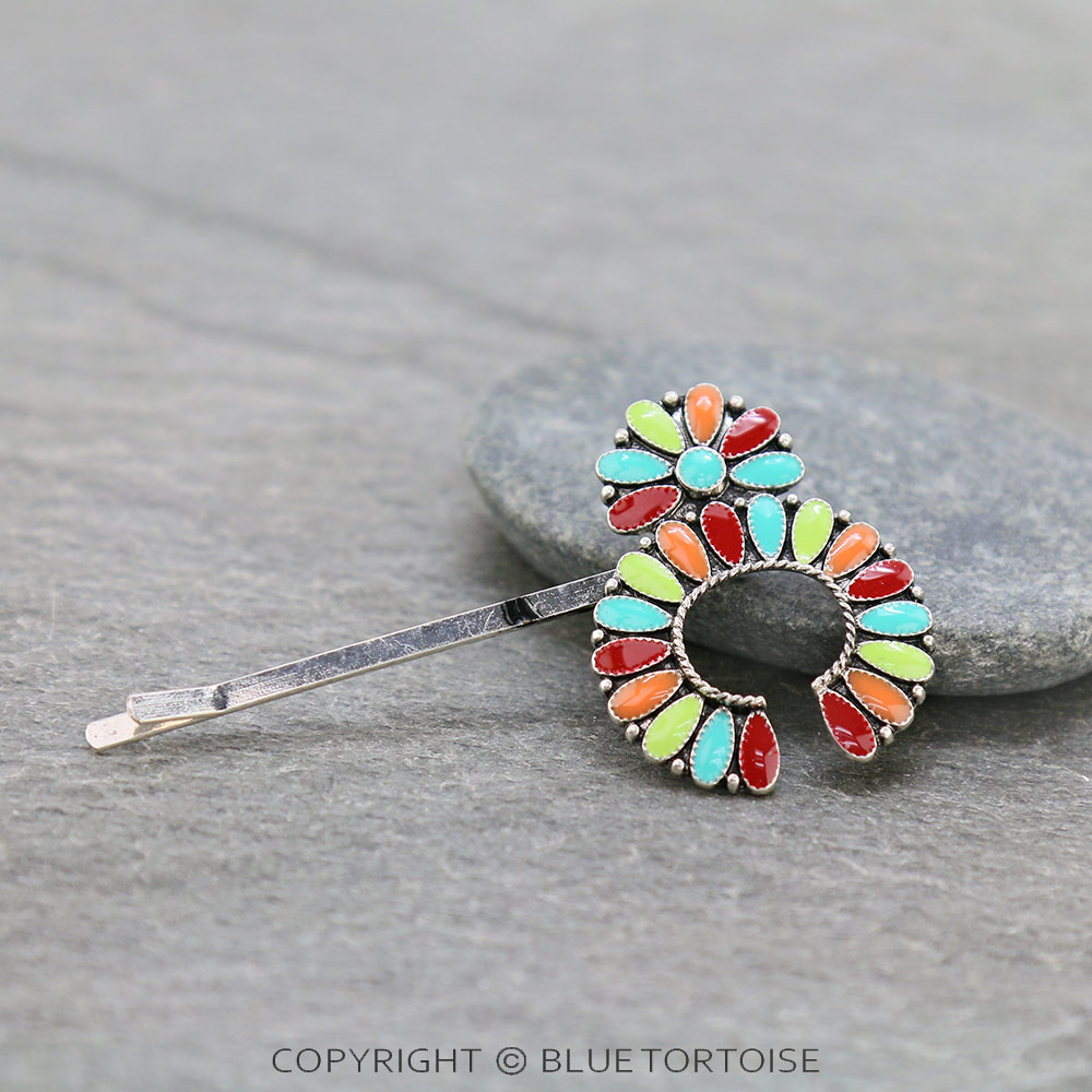 Western Squash Blossom Hairpin