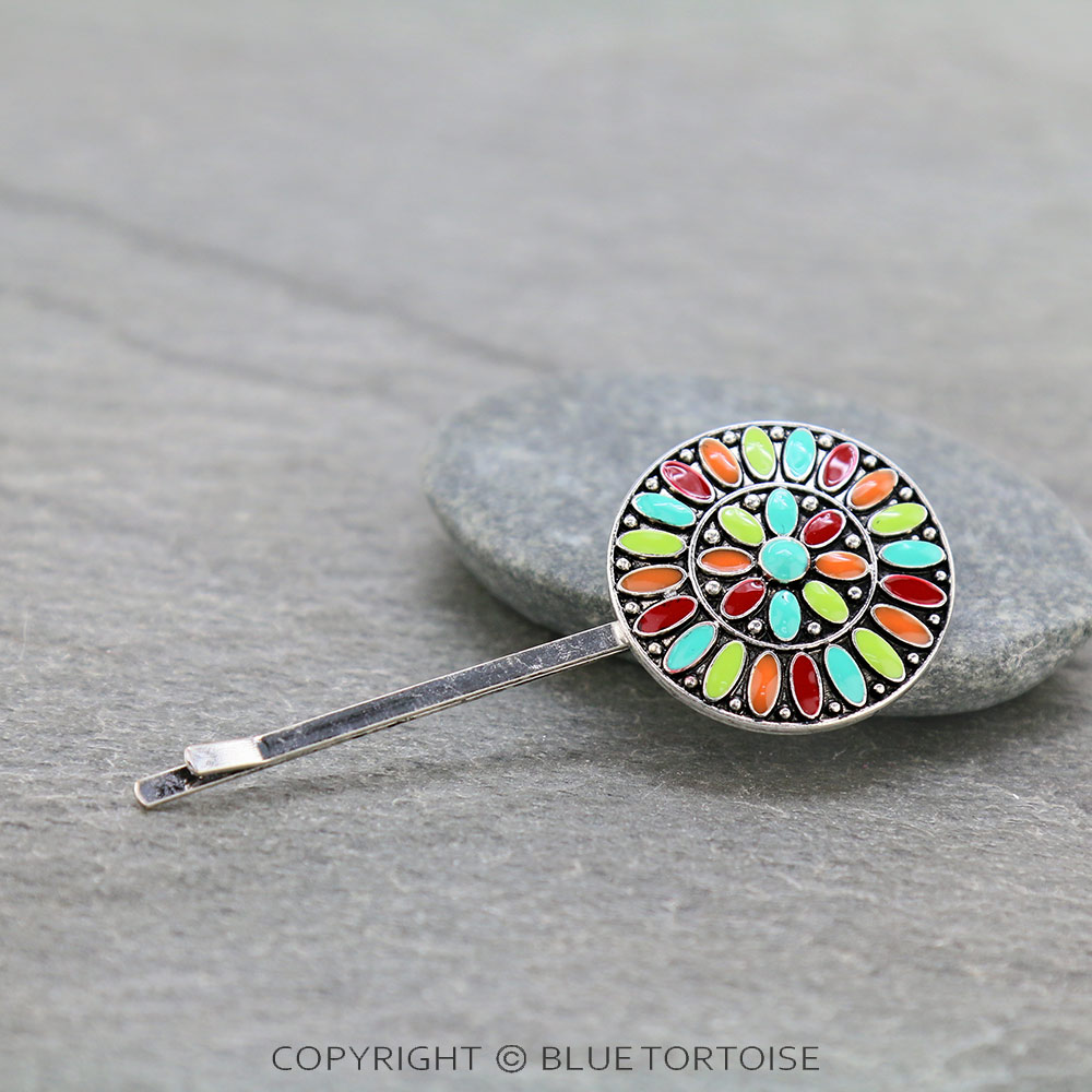 Western Concho Hairpin