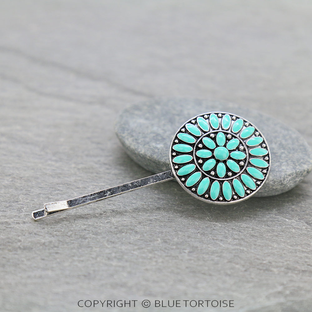 Western Concho Hairpin