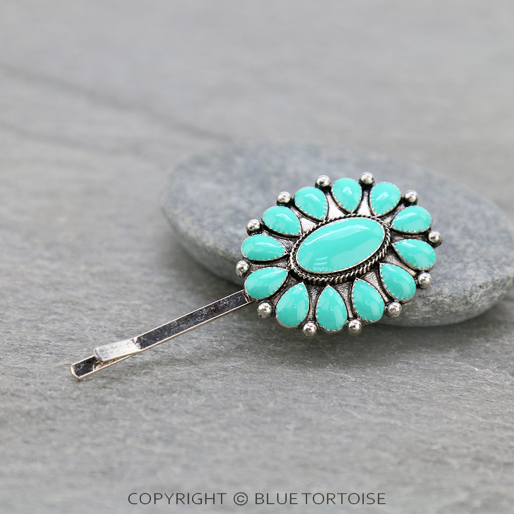 Western Concho Hairpin