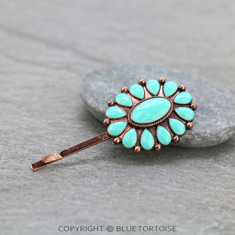 Western Concho Hairpin