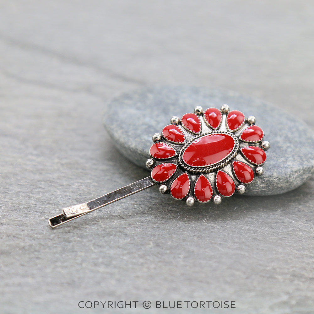 Western Concho Hairpin