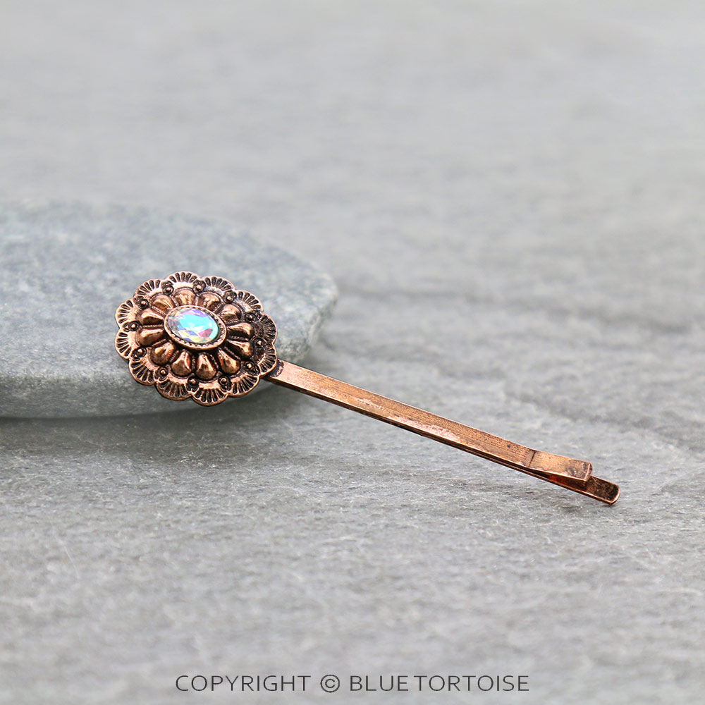 Western Concho Hairpin