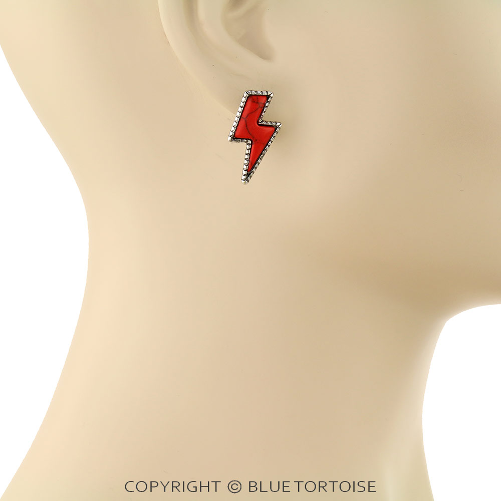 3 Pair Thunder Stone Earring Set - Image 2