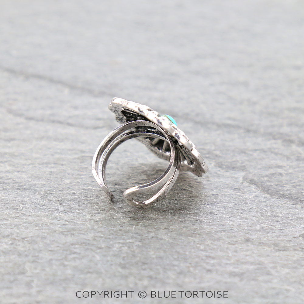 Western Concho Cuff Ring - Image 3