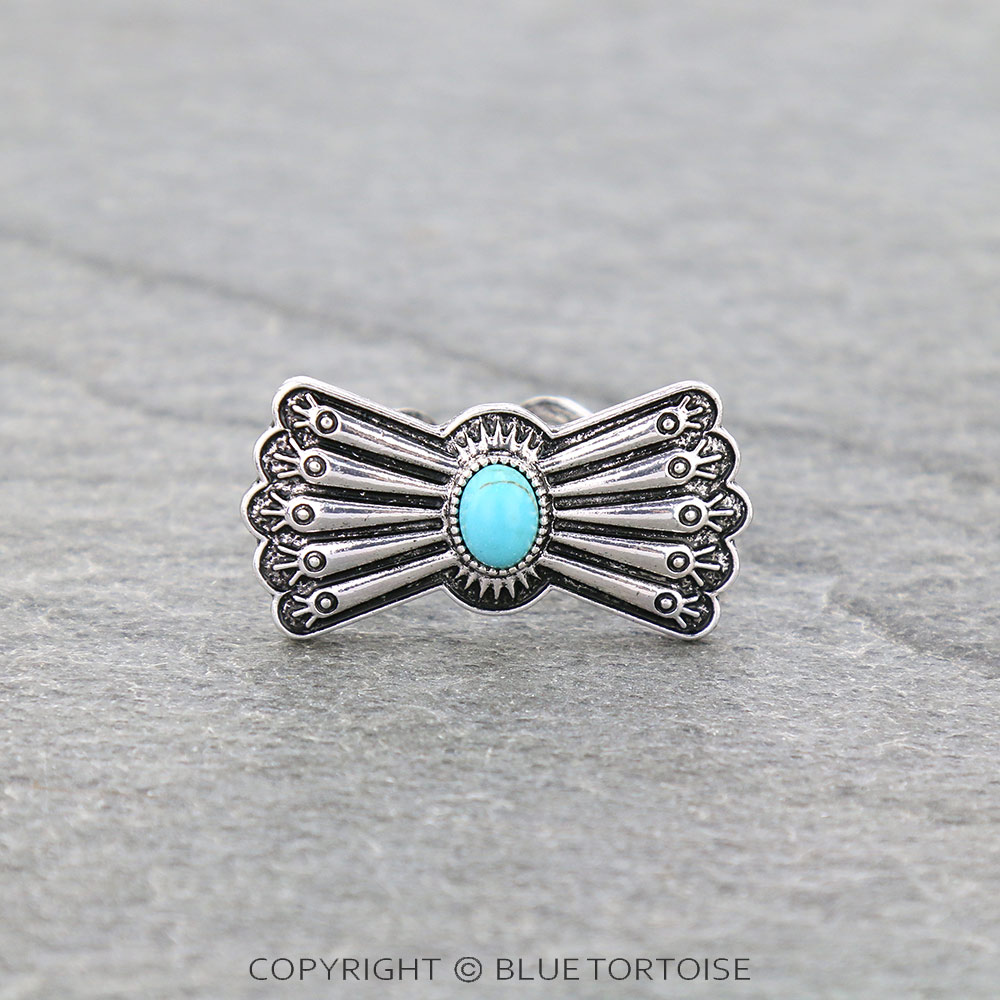 Western Concho Cuff Ring