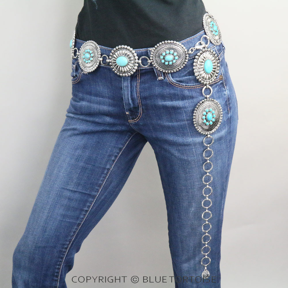 Western Concho with Stone Belt - Image 2