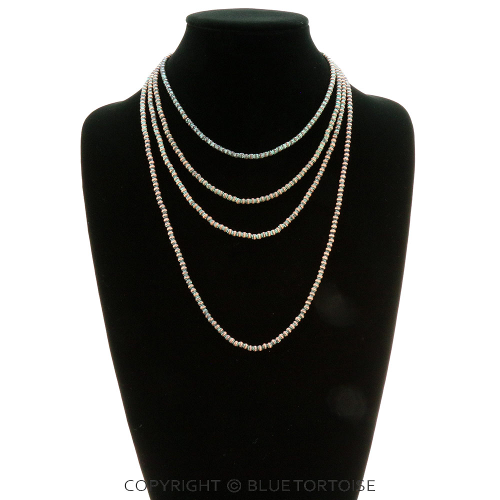 Multi Layered Navajo Style Bead Necklace - Image 2