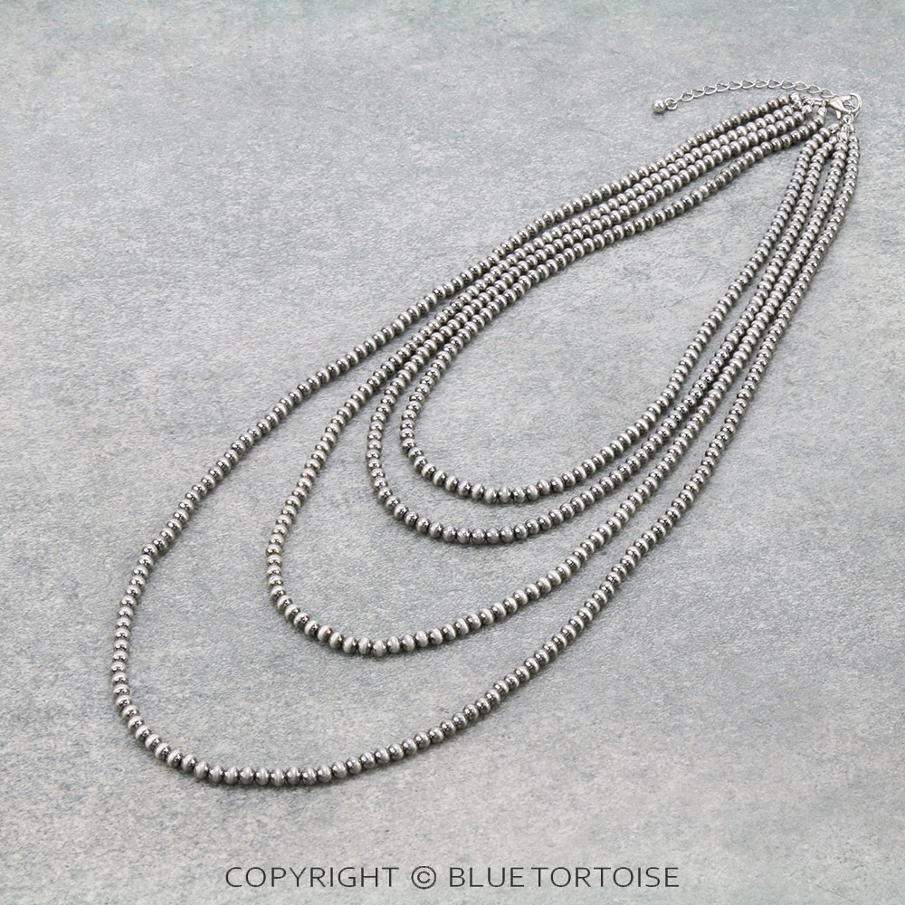 Multi Layered Navajo Style Bead Necklace