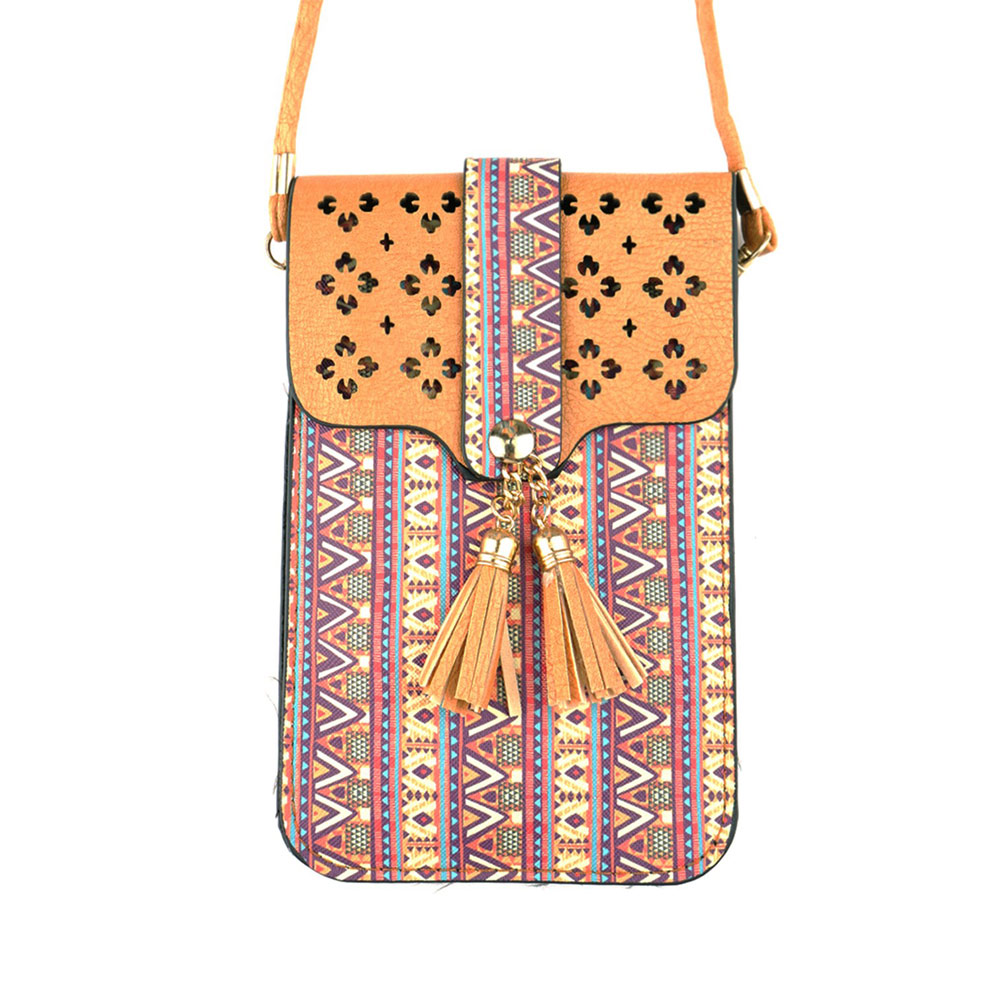 Aztec Crossbody Cellphone Bag
