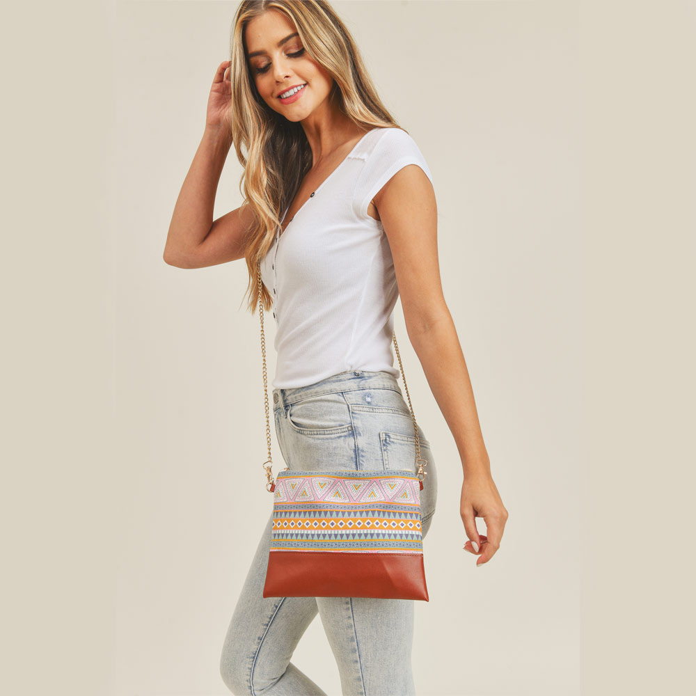 Aztec Crossbody & Wristlet Bag - Image 2