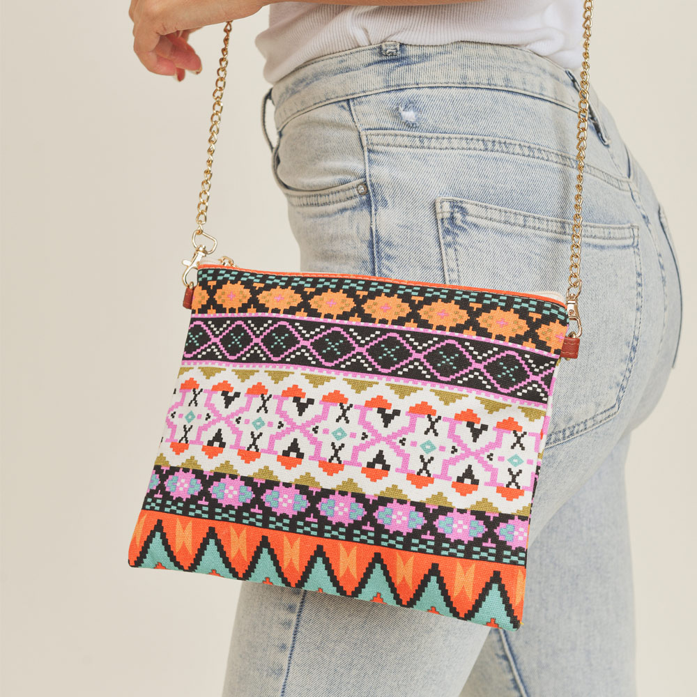 Aztec Crossbody & Wristlet Bag - Image 3
