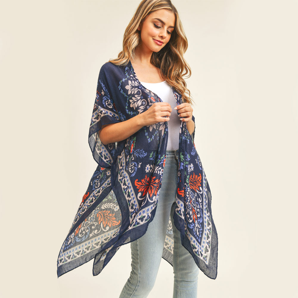 Bohemian Print Kimono - Image 3