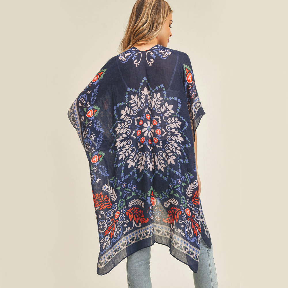 Bohemian Print Kimono - Image 2