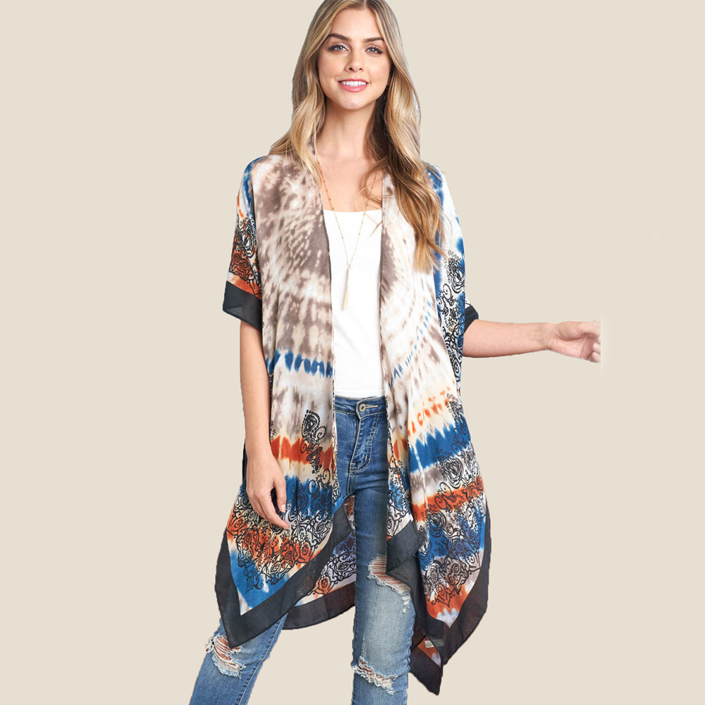 Tie Dye Boho Kimono