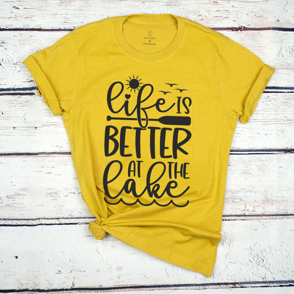 "LIFE IS BETTER AT THE LAKE" Graphic Tee (6pcs)