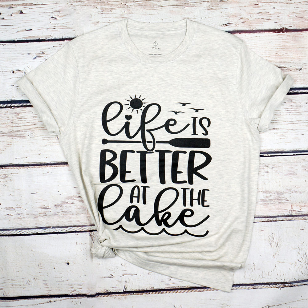 "LIFE IS BETTER AT THE LAKE" Graphic Tee (6pcs)