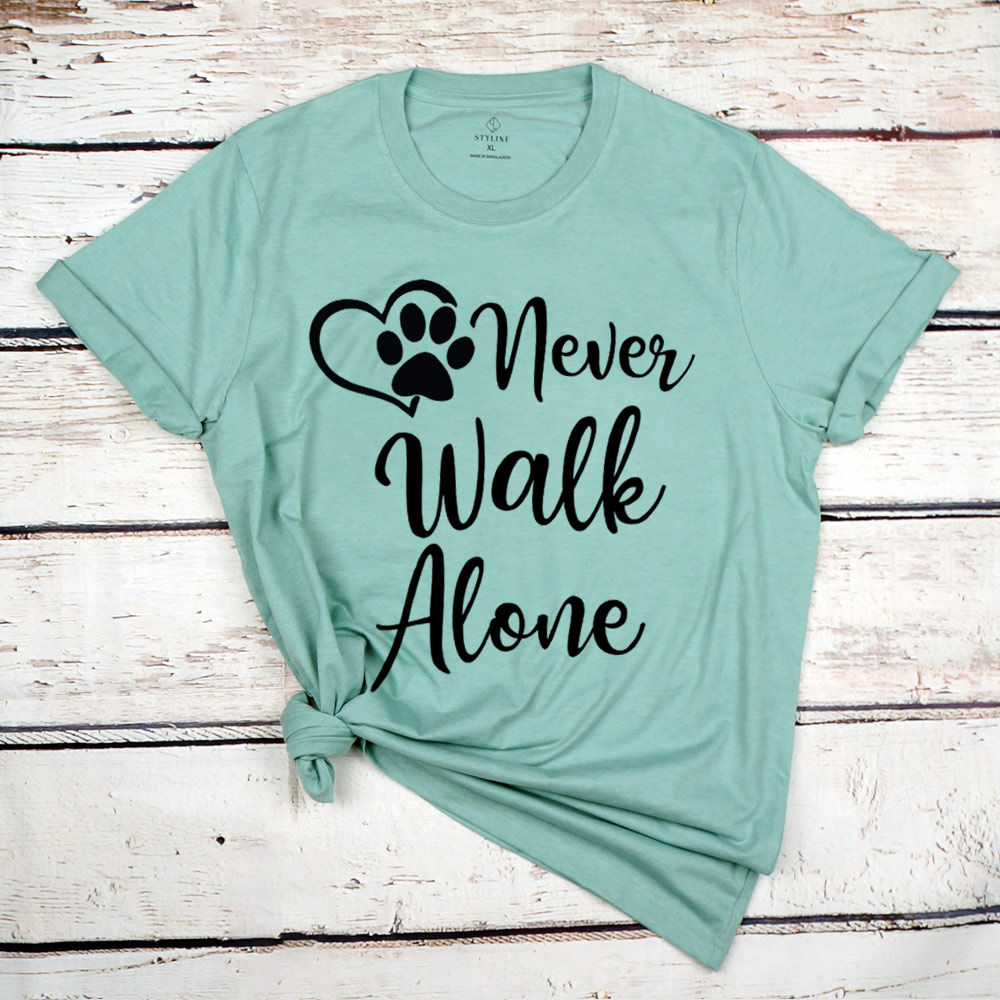 "Never Walk Alone" Graphic Tee (6pcs)
