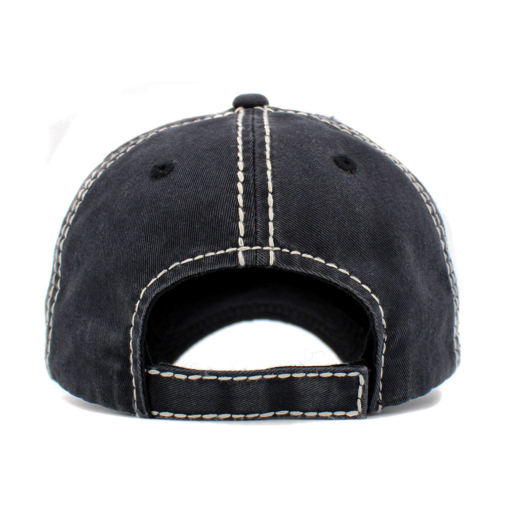 "GOD IS GOOD" Washed Vintage Ballcap - Image 3