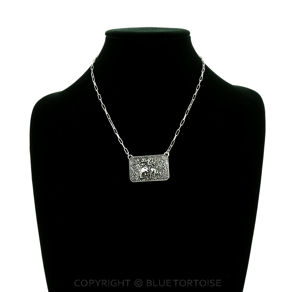 Western Rodeo Plate Necklace - Image 2