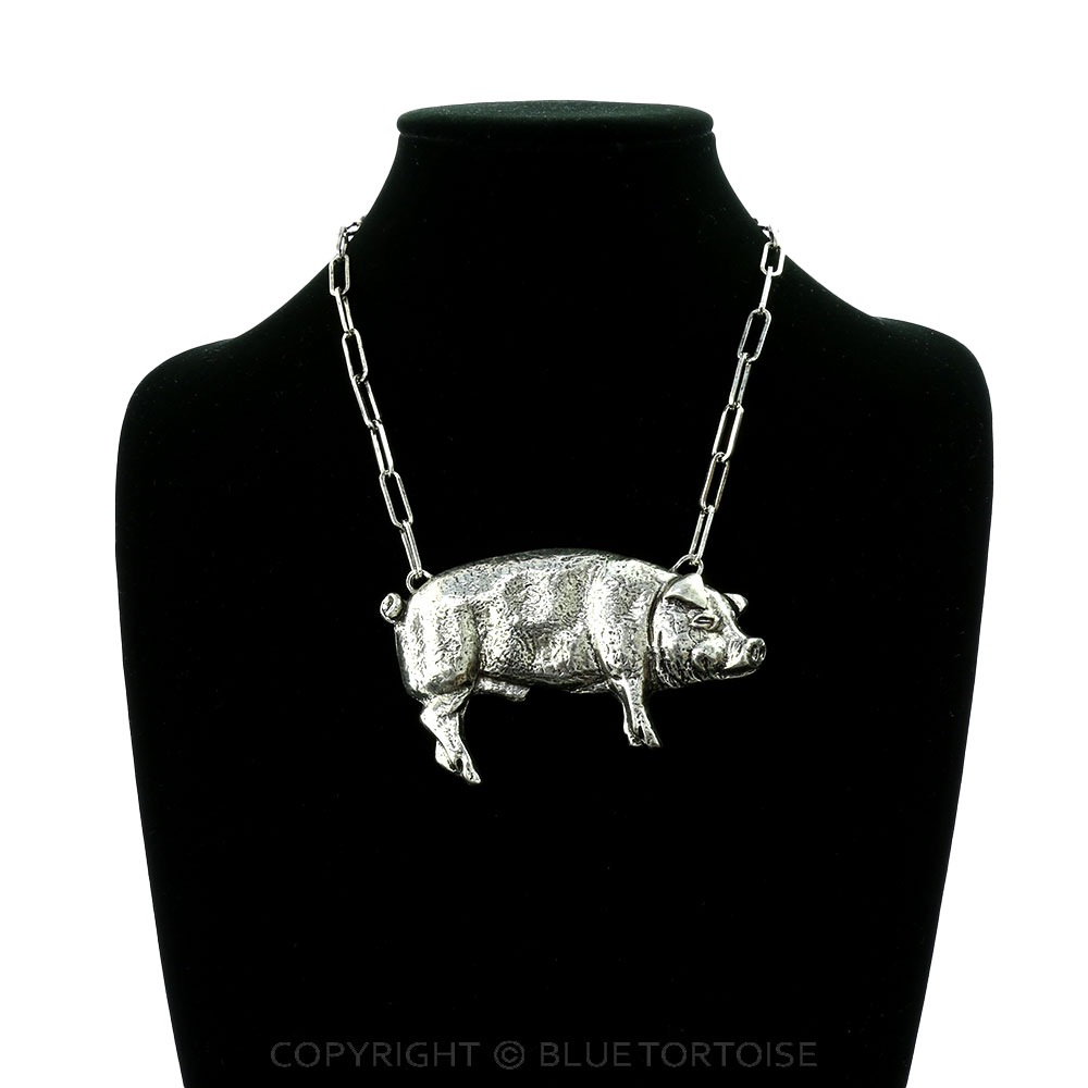 Western Pig Metal Necklace - Image 2