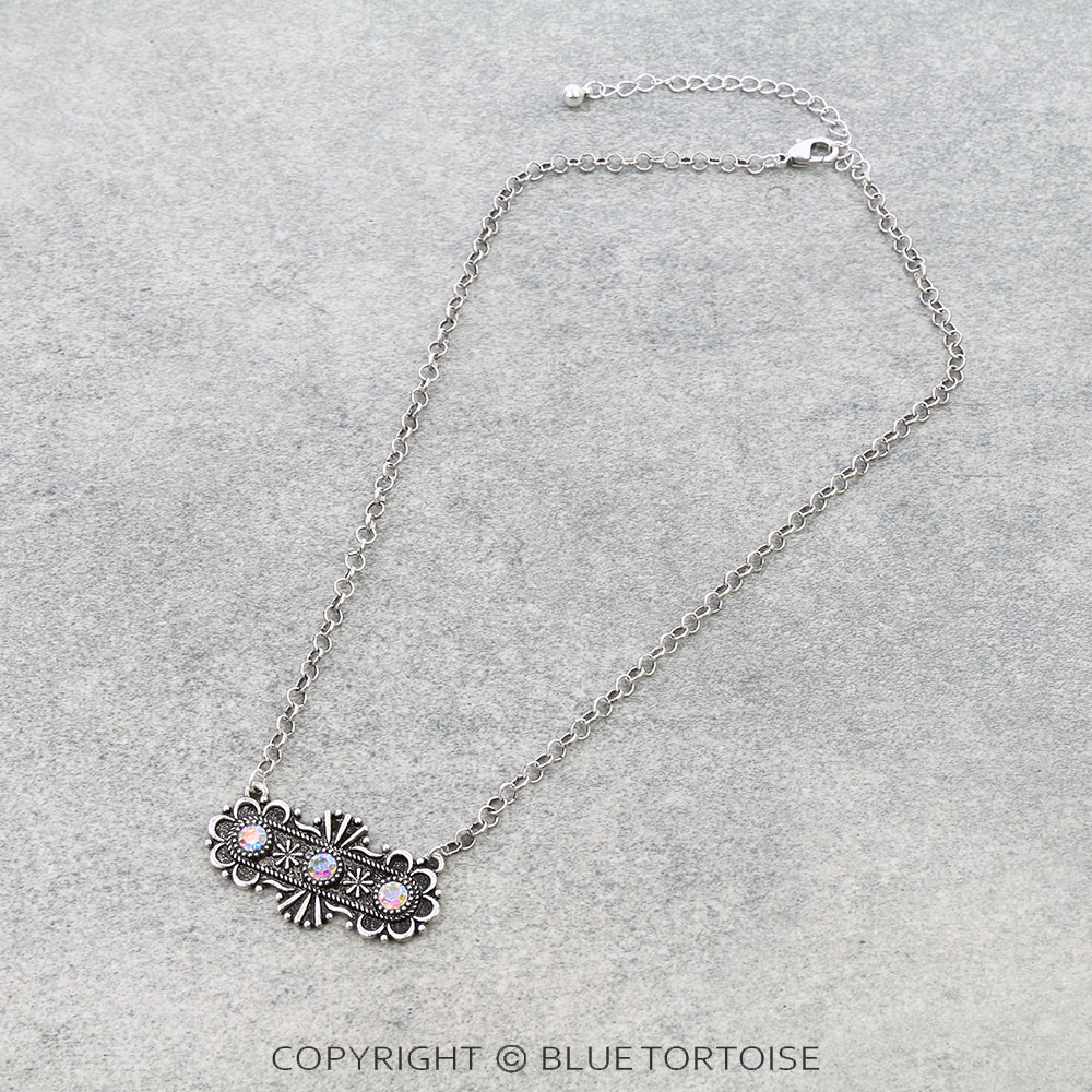 Wester Concho Bar Necklace