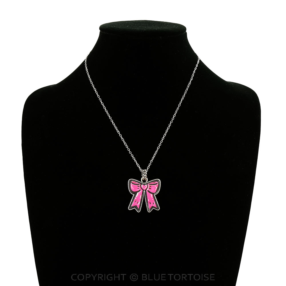 Western Ribbon Printed Leather Necklace - Image 2
