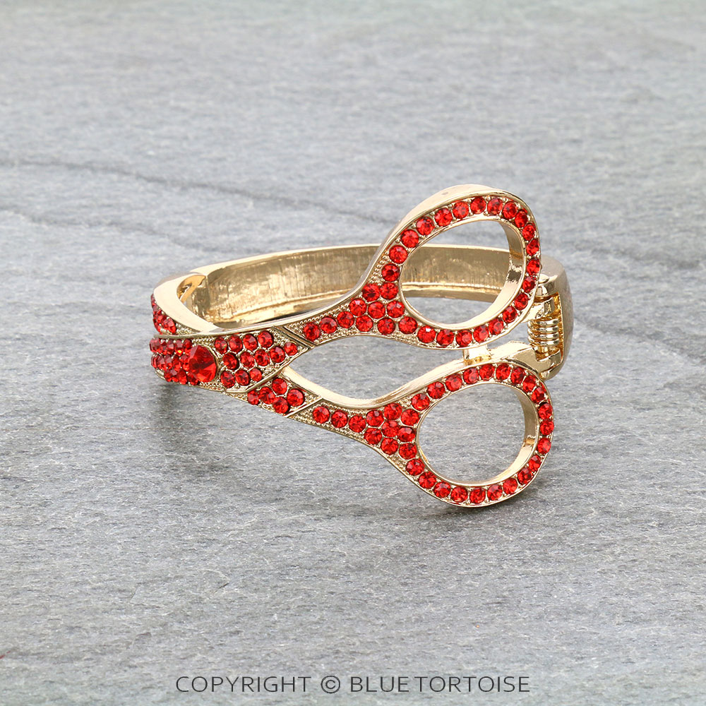 Scissor Bangle Bracelet