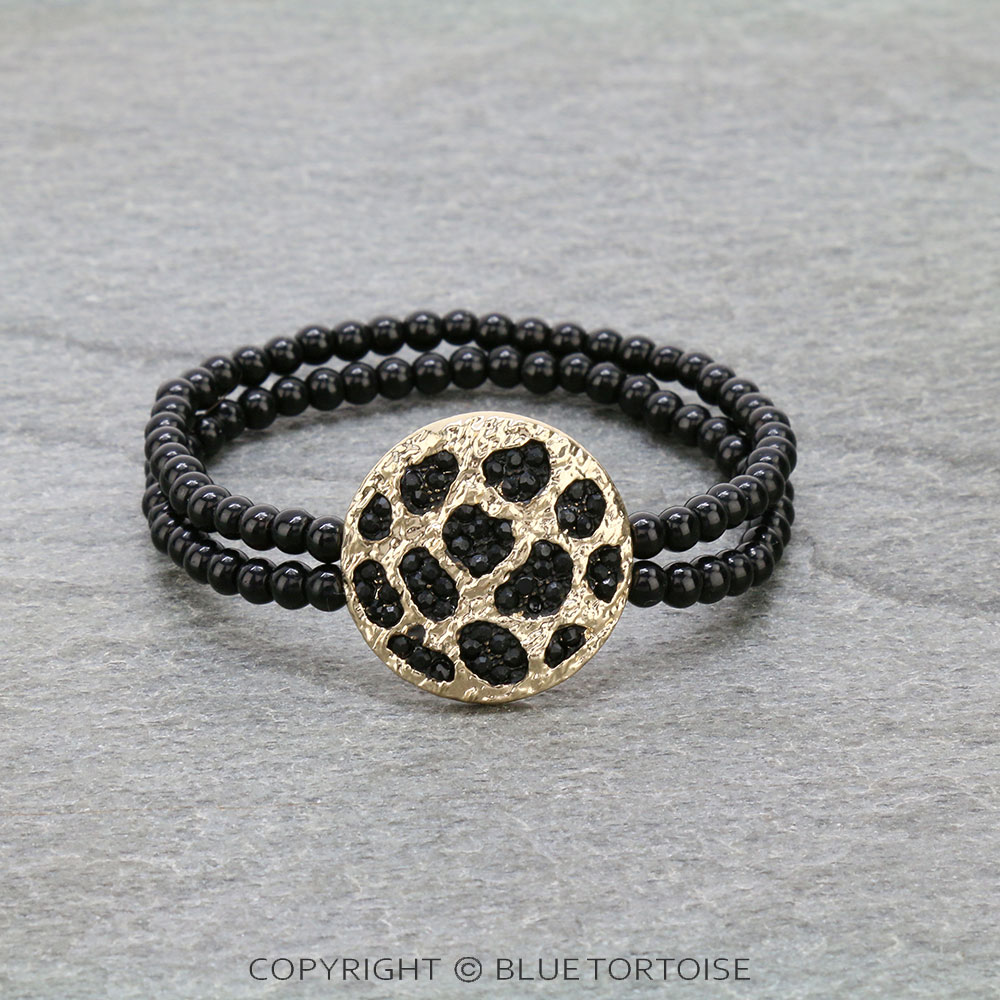 Western Leopard Stretch Bracelet