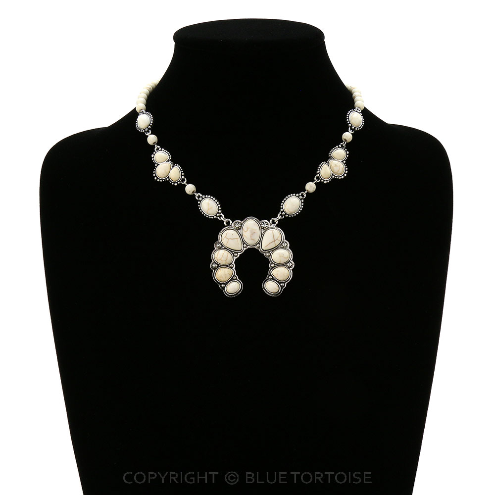 Squash Blossom Pendant Necklace - Image 2