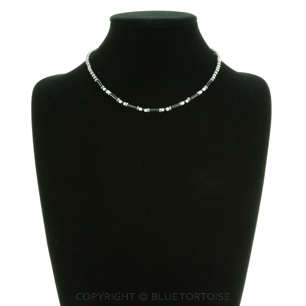 Western Cylinder & Seed Bead Necklace - Image 2