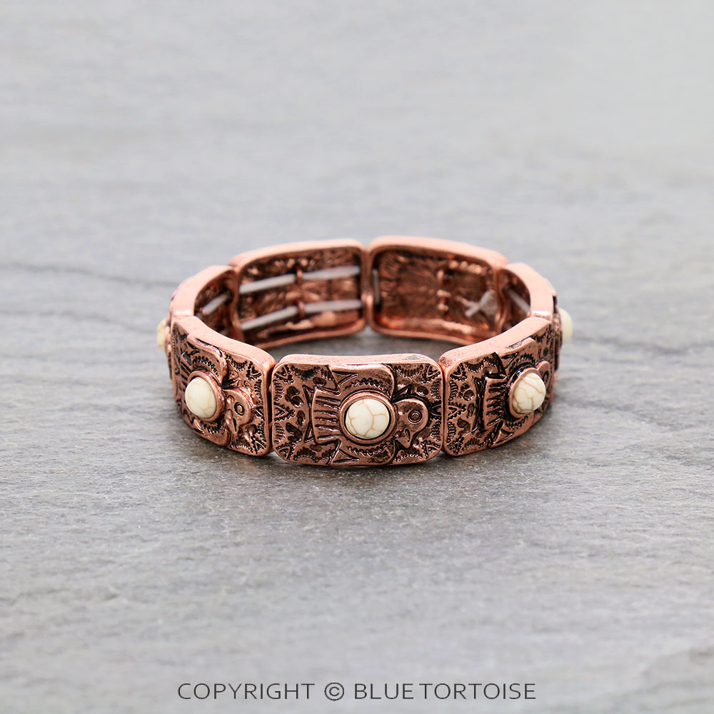 Western Thunderbird Stone Stretch Bracelet