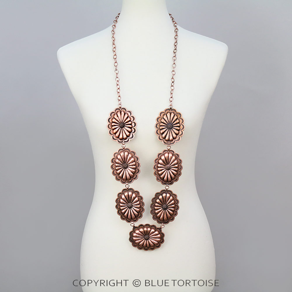 Western Conchos Casting Necklace - Image 2