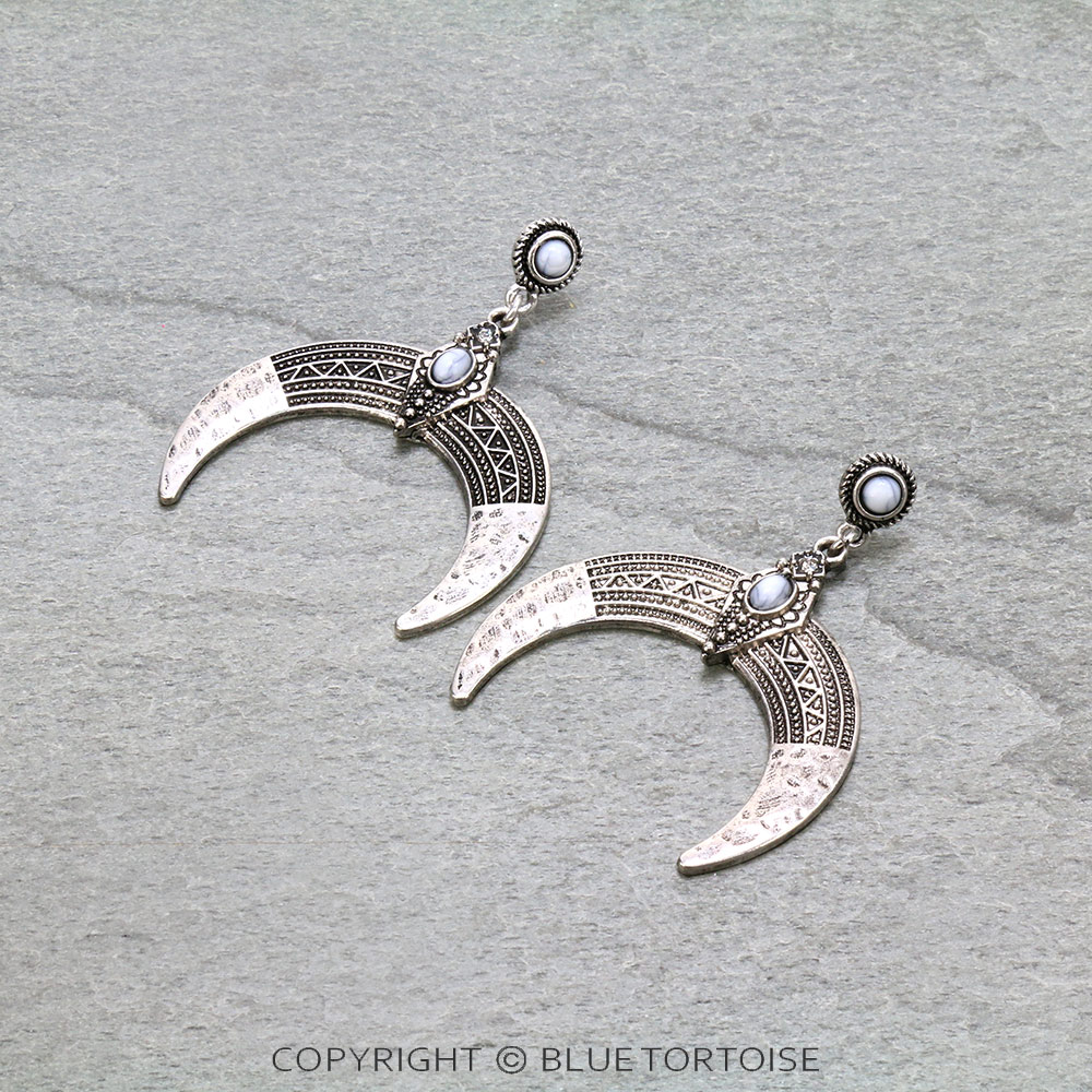 Western Squash Blossom Stud Earrings