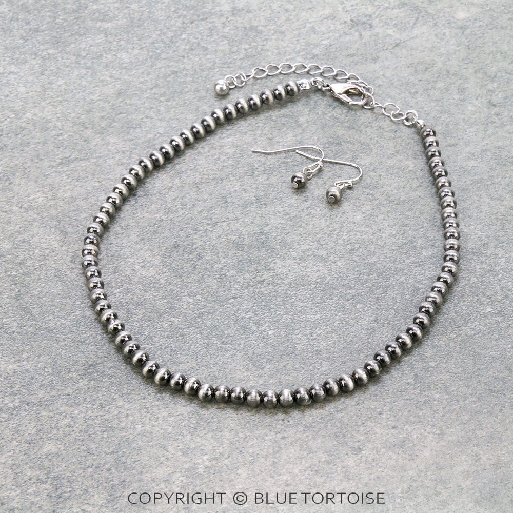 5mm Metallic Pearl Choker Set
