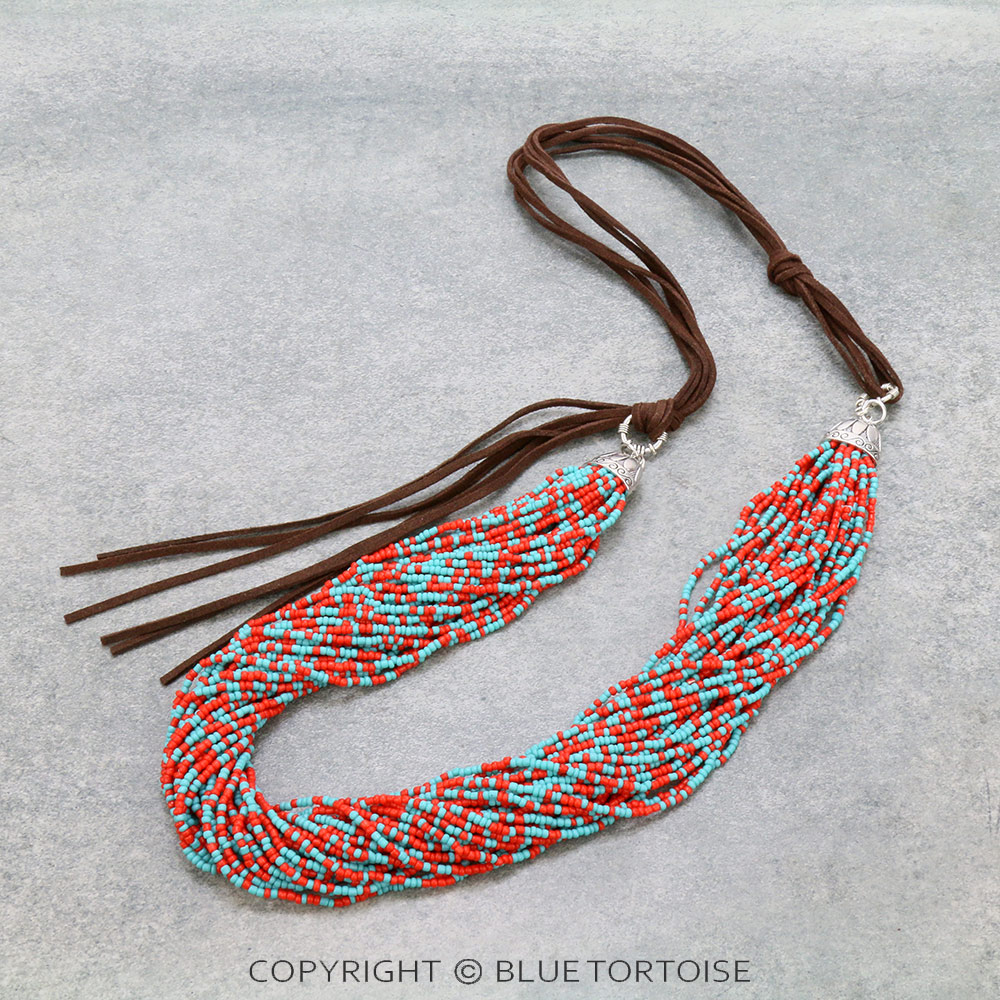 Seed Bead Multi Layered Necklace