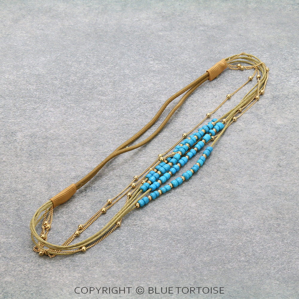 Fashion Seed Bead Headband - Image 2