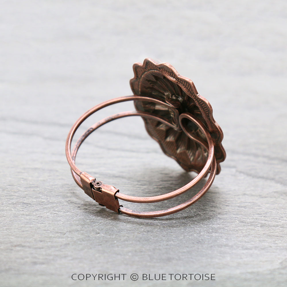 Western Concho Stone Hinge Bracelet - Image 3