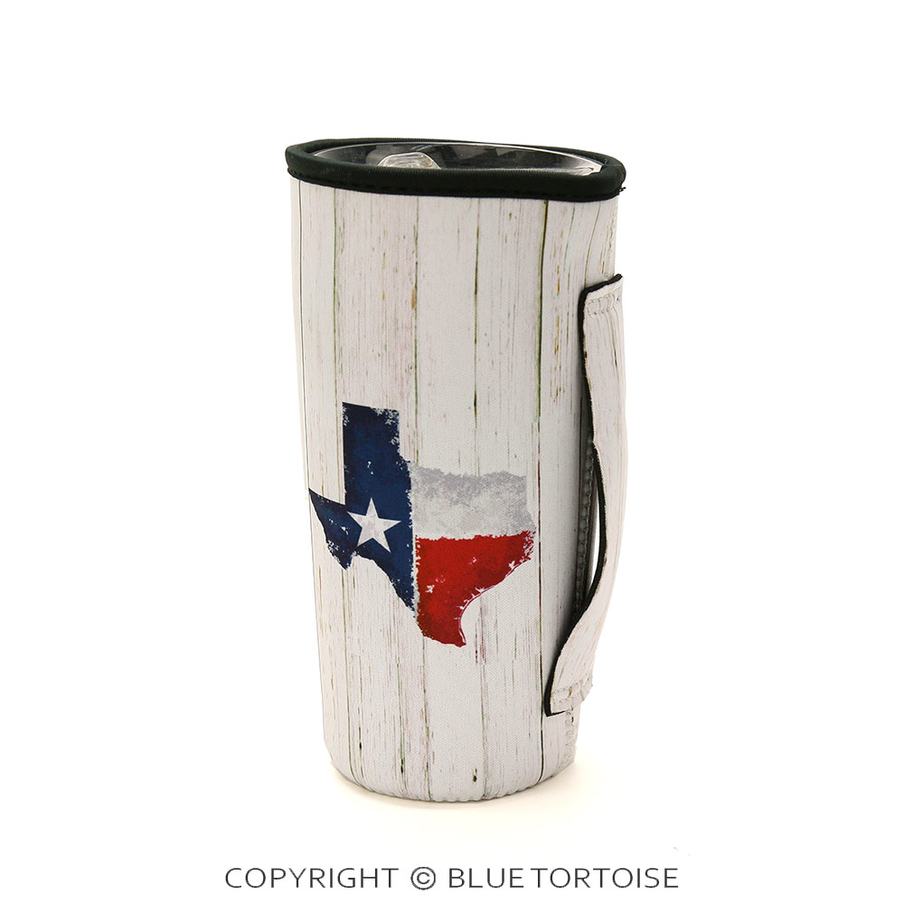 Texas State Flag Tumbler Drink Sleeve/Cooler - Image 2
