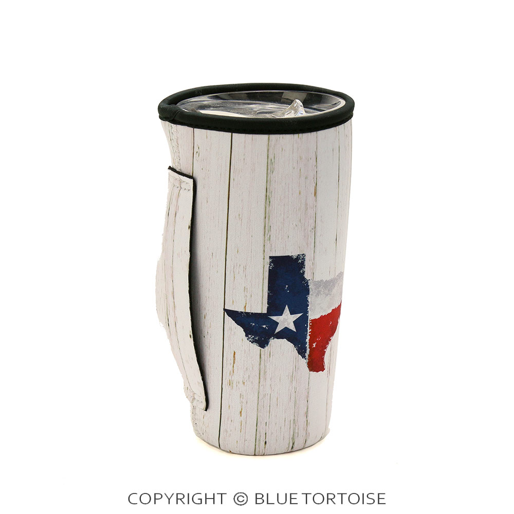 Texas State Flag Tumbler Drink Sleeve/Cooler - Image 3