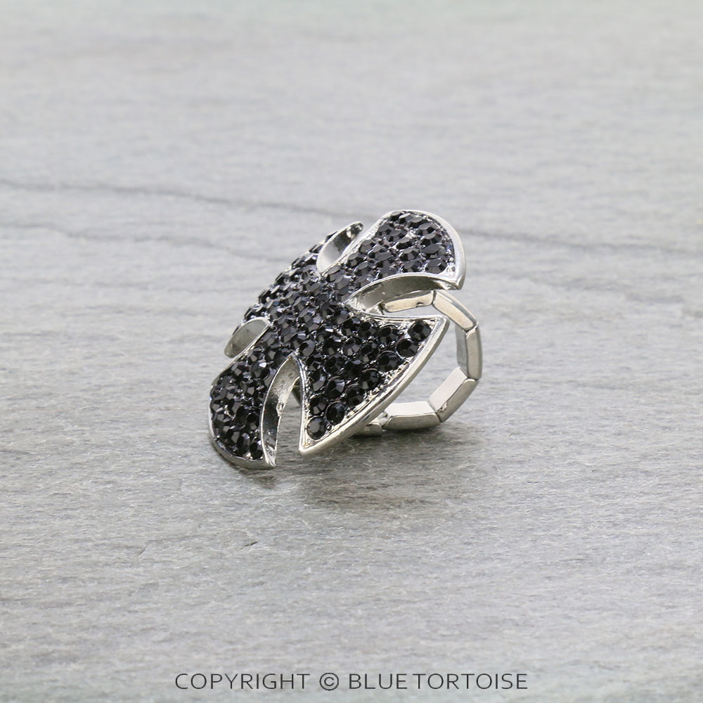 Western Cross Stretch Ring - Image 2