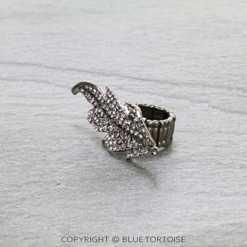 Western Feather Stretch Ring - Image 2