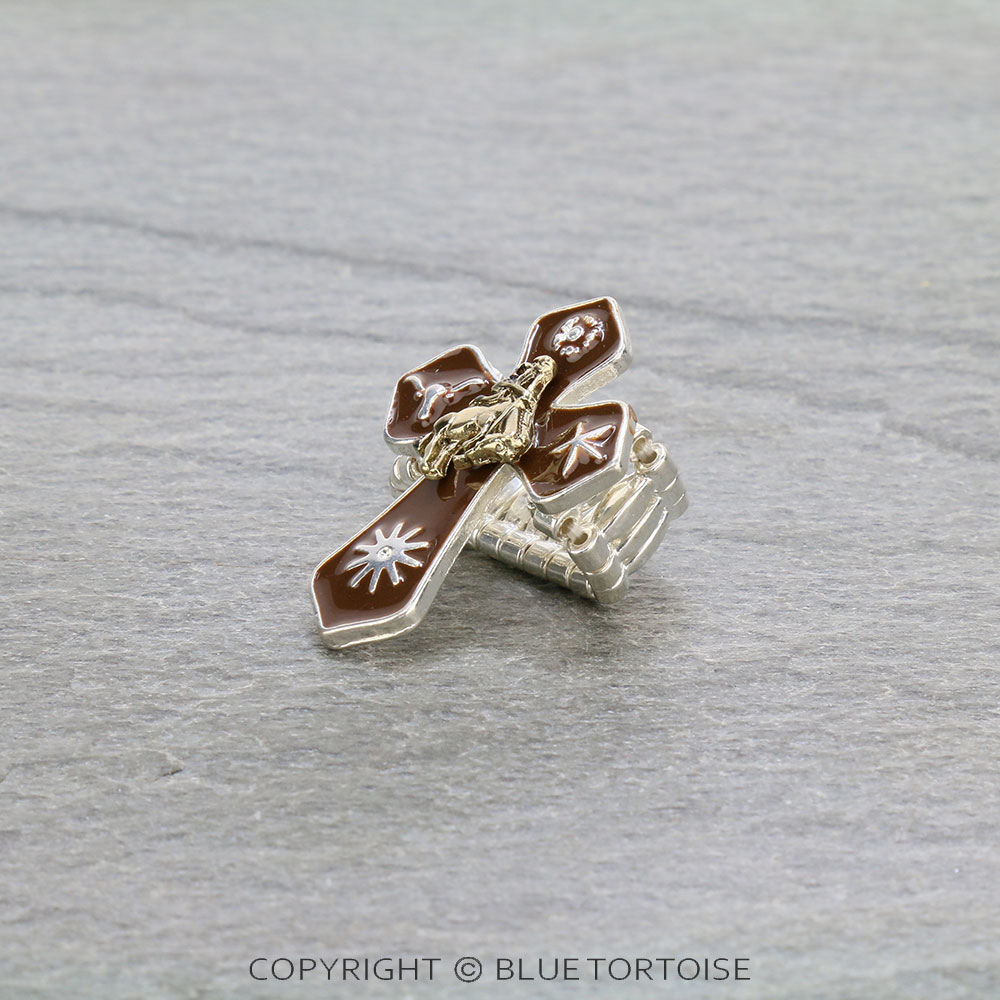 Western Cross Rodeo Stretch Ring - Image 2