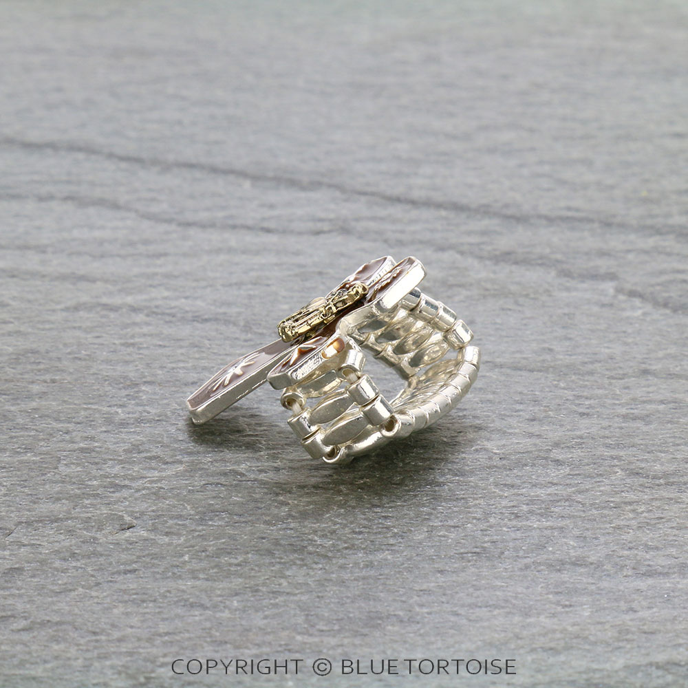 Western Cross Rodeo Stretch Ring - Image 3
